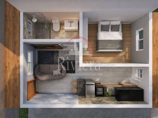 #V2500179 - Studio para Venda em Caraguatatuba - SP