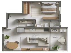 #CAR.V.CH10 - Apartamento para Venda em Caraguatatuba - SP - 2